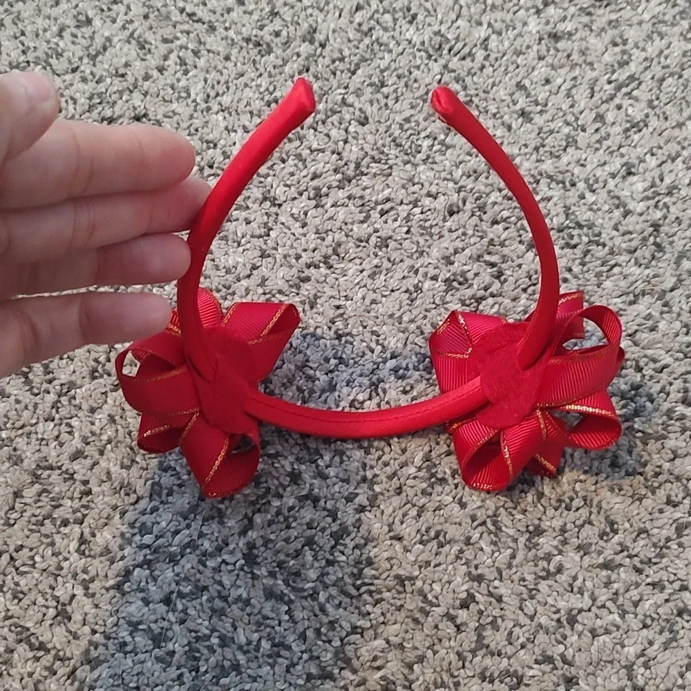 Christmas Bow Headband